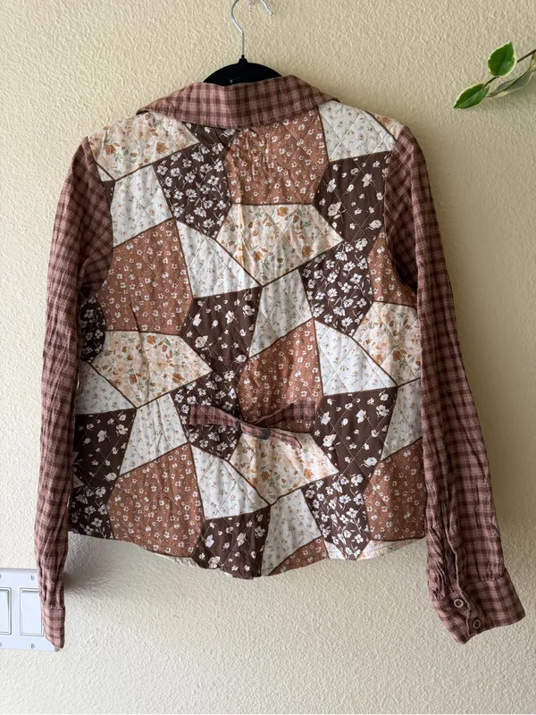 1990s Quilt Piece Shirt Jacket Selected By Ritual Vintage - Image 3