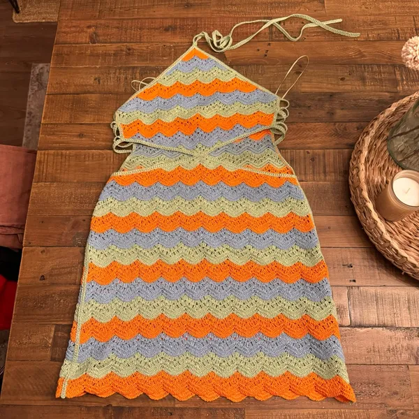 ZARA Cut Out Crochet Dress‎ Limited Edition - Image 2