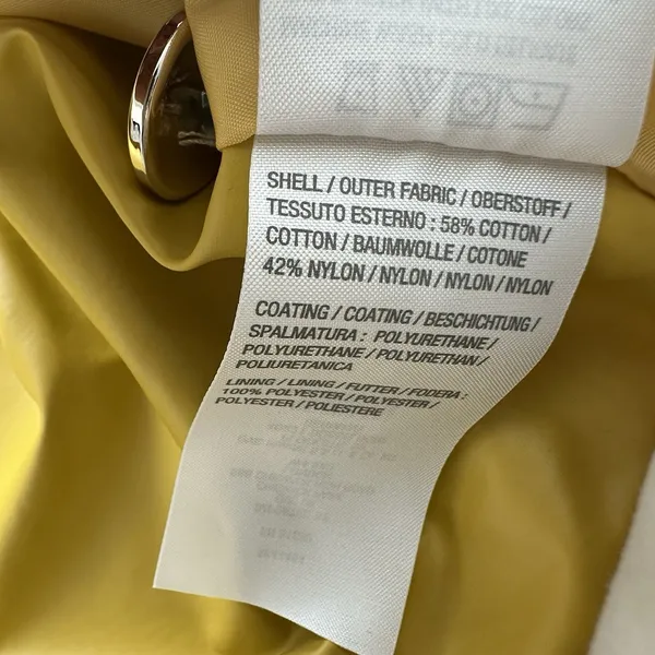 Dennis Basso Water Resistant Trench Coat S Hooded Women’s Minimalist Old Money - Image 9