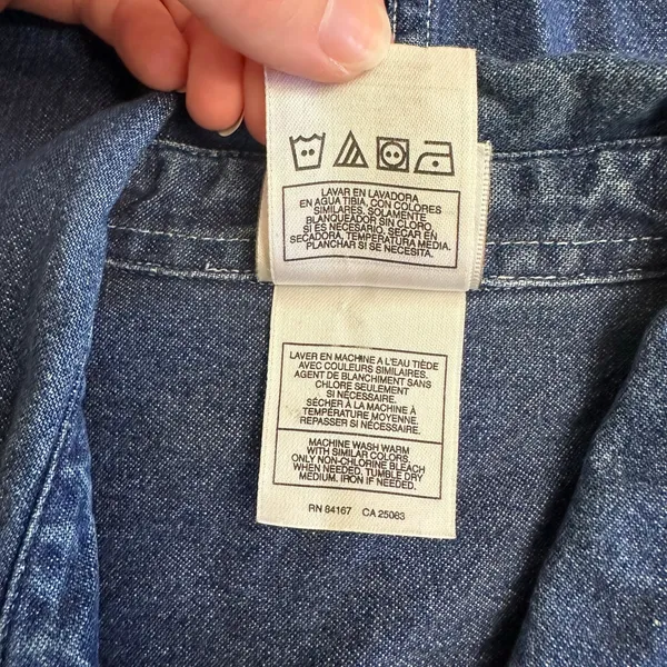 Rare Vintage Disney Store Winnie the Pooh Denim Vest Hunny Bees 90s Y2K‎ L - Image 9