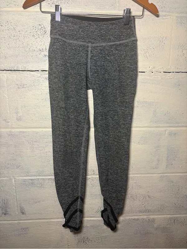 Beyond Yoga Leggings Strappy Ballet Spacedye Gray XS - Image 4