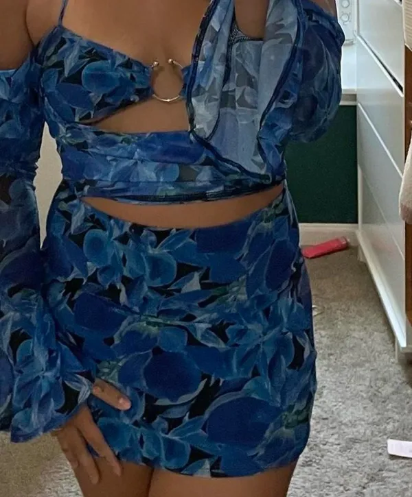 Generation Outcast Blue Monte Top & skirt set - Image 7
