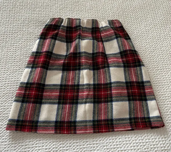 Mini Plaid Skirt - Image 2