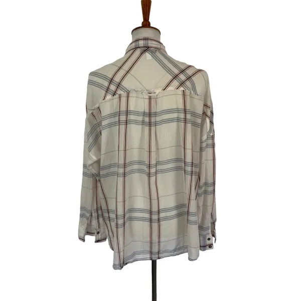 BDG Urban Outfitters Medium Plaid Button Up Long Sleeve‎ Shirt - Image 3