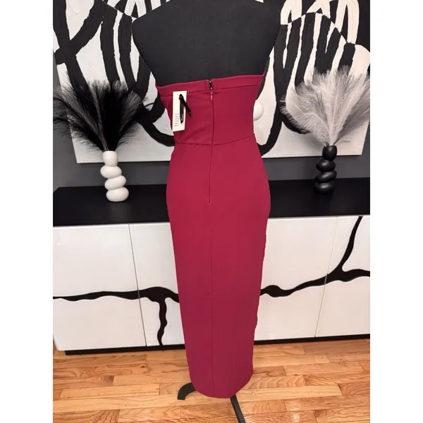 TFNC London Ollena Midi Dress Women's 8 Mulberry Purple Formal Cocktail NWT - Image 7