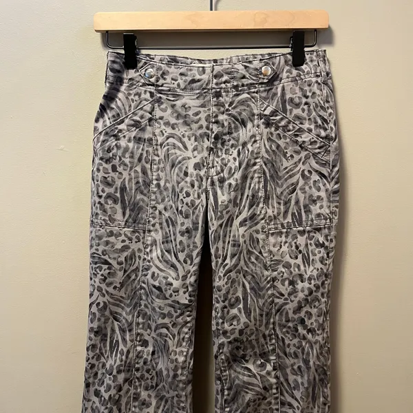 Pilcro Mid-Rise‎ Demilune Utility Pants Wide Leg Size 25 Tall - Image 2