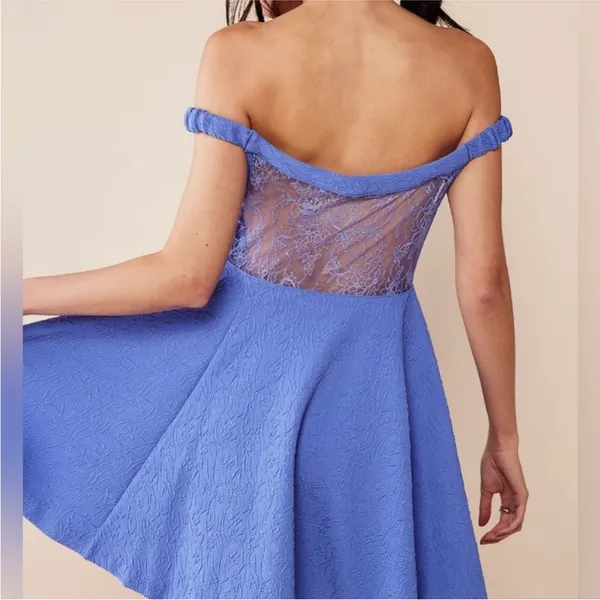 Free People Brooklyn Mini Dress Size‎ Large NWT - Image 2