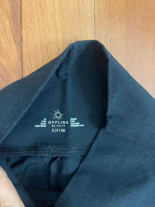 Aerie Black High Waisted Yoga Pants - Image 2