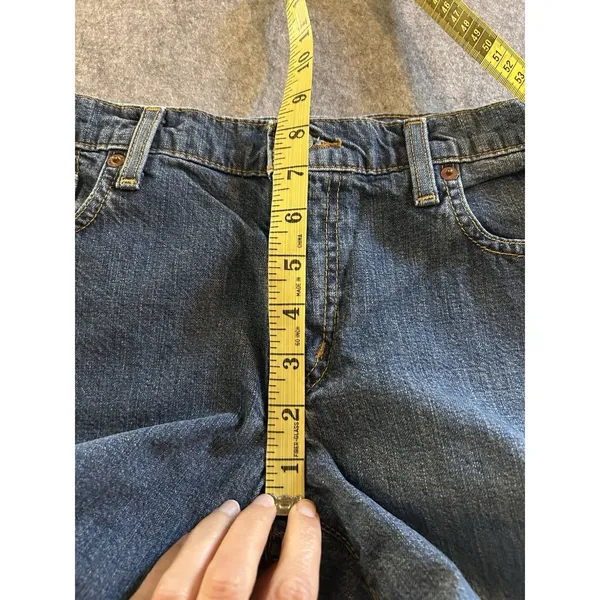 Vintage Ralph Lauren Kelly Cotton Denim Blue Jean 8 X 32 Studded RL Patch Y2K - Image 11