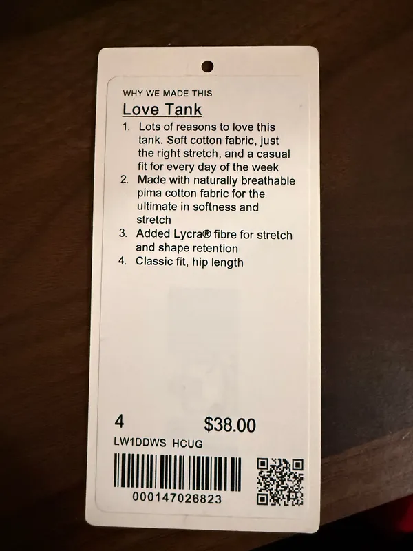 Lululemon Love Tank 4 - Image 4