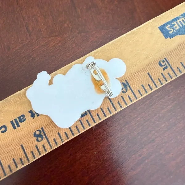 Vintage Disney Christmas Mickey Brooch - Image 2
