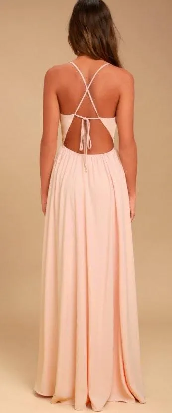 Lulus Blush Formal Dress - Image 2