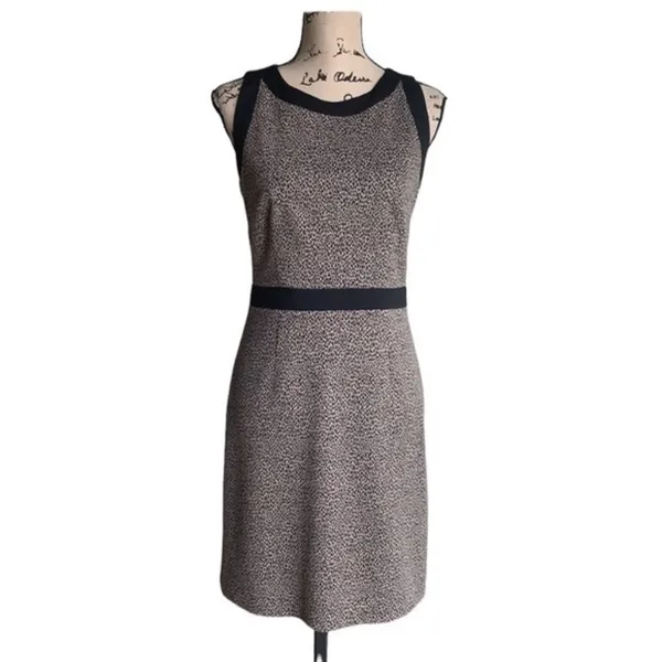 Tahari Sleeveless Leopard Sweater Dress - Image 2