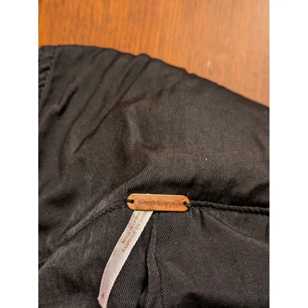 Free People Faux Leather Overalls Jumpsuit Black Size 4 - Image 11