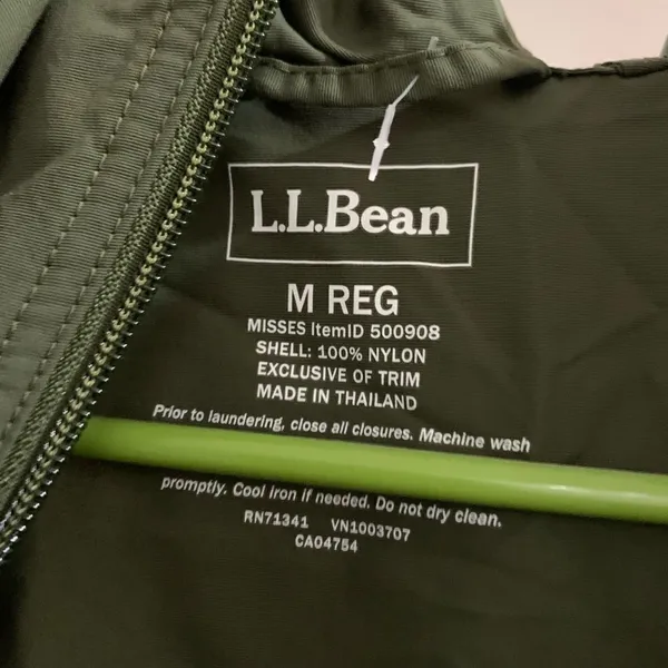 L.L. Bean Womens Katahdin Pullover Mountain Classic Anorak Hooded Coat Jacket S - Image 5