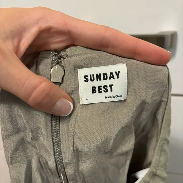 Aritzia Sunday Best Tatiana Skirt Dry Basil NWT - Image 4
