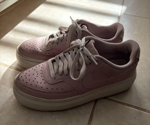 Pink Nike Platform Air Force - Image 4
