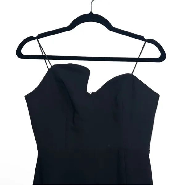 Amanda Uprichard Puzzle Gown Strapless Maxi Dress In Black - Image 5