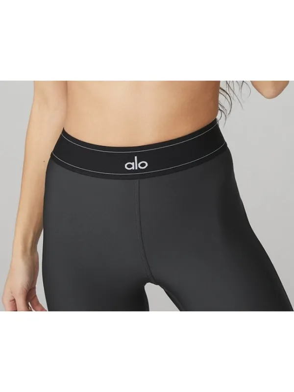 Alo Airlift High-Waist Suit Up Leggings Anthracite Black Hi-Rise Waisted Tights - Image 4