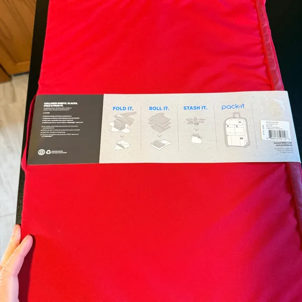 NEW Pack-It Garment Folder L Eagle Creek Red Fire Travel Organizer EC041191 - Image 6