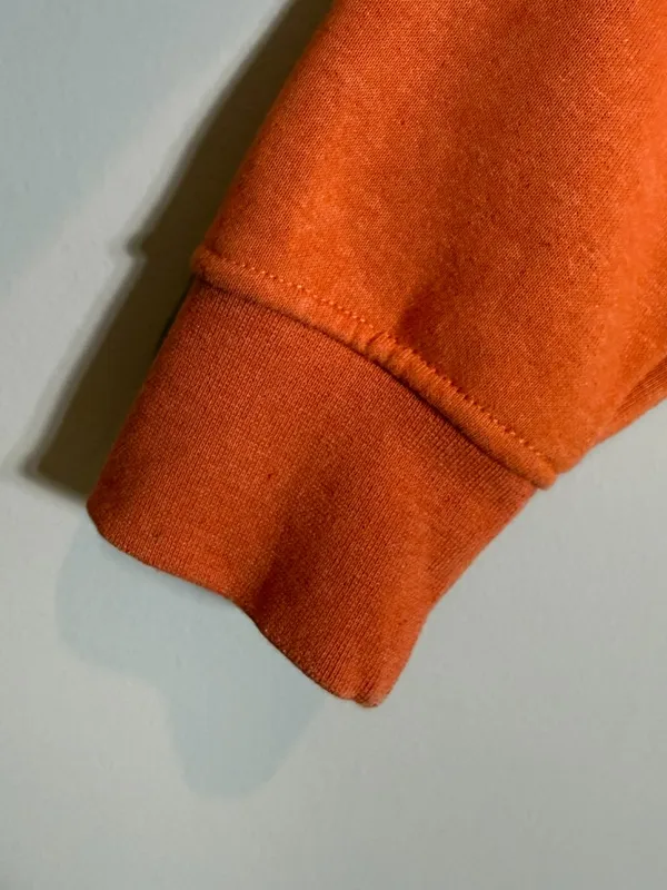 Carhartt Relaxed Fit Midweight Logo Graphic Sweatshirt Women Large Orange Hoodie - Image 8