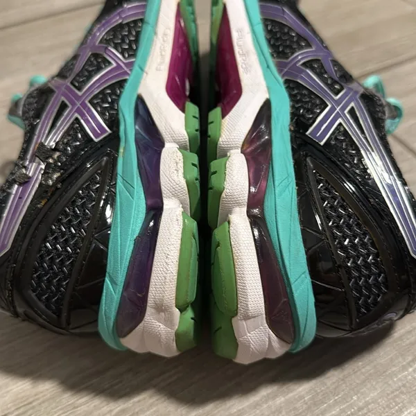 ASICS GT-2000 3 Women's Running Shoes Black Teal Purple‎ T550N Size 9 - Image 10
