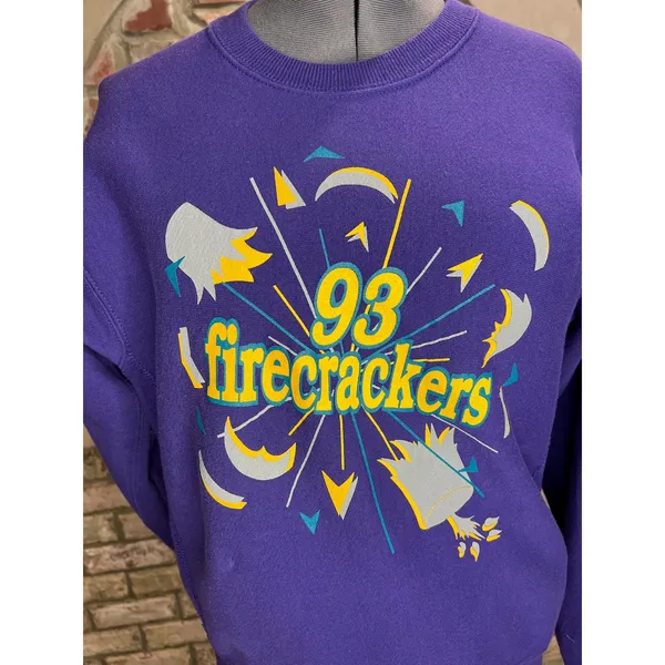 Lee sweatshirt 93 Firecracker purple yellow - Image 2