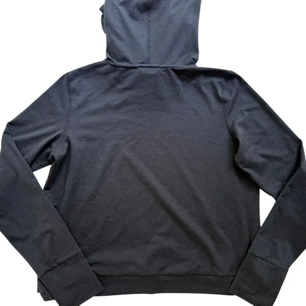 Vuori Halo Essential Hoodie Ladies Sweatshirt Small Dark Coal Grey Gym - Image 4