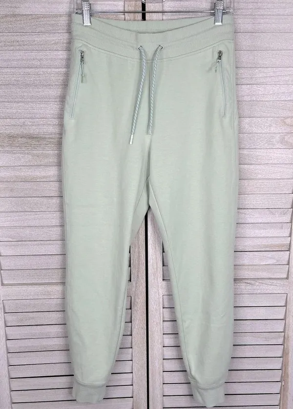 OLD NAVY Activewear Set Joggers & Full Zip Hoodie Light Green-Small - Image 4