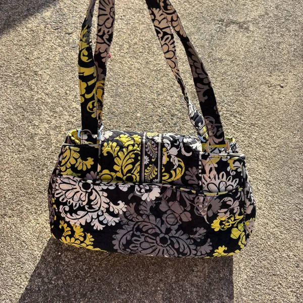 Vera Bradley Paisley Kiss Lock Dome Handbag Purse Baroque - Image 4