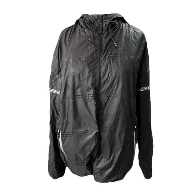 ZYIA Active Black Hooded Windbreaker Jacket Womens Medium M New With Tags NWT - Image 15