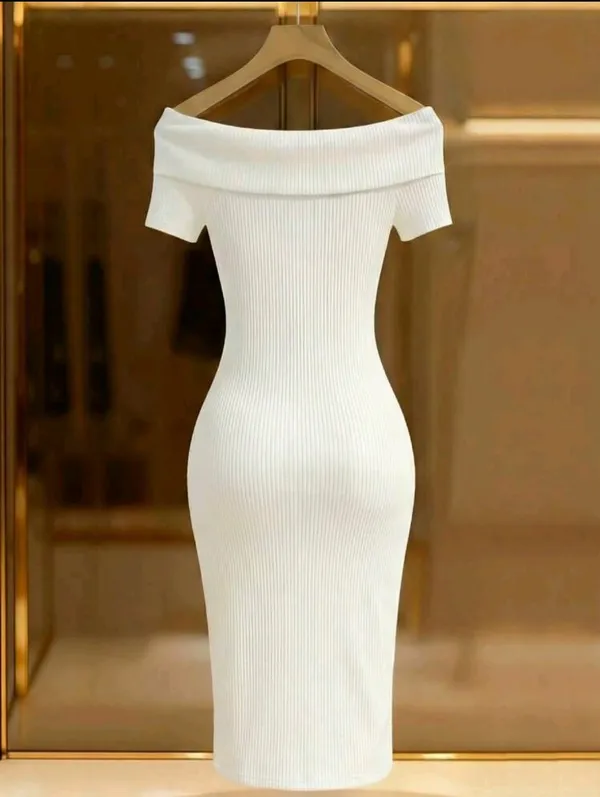 Women’s elegant bodycon midi dress  - Image 5