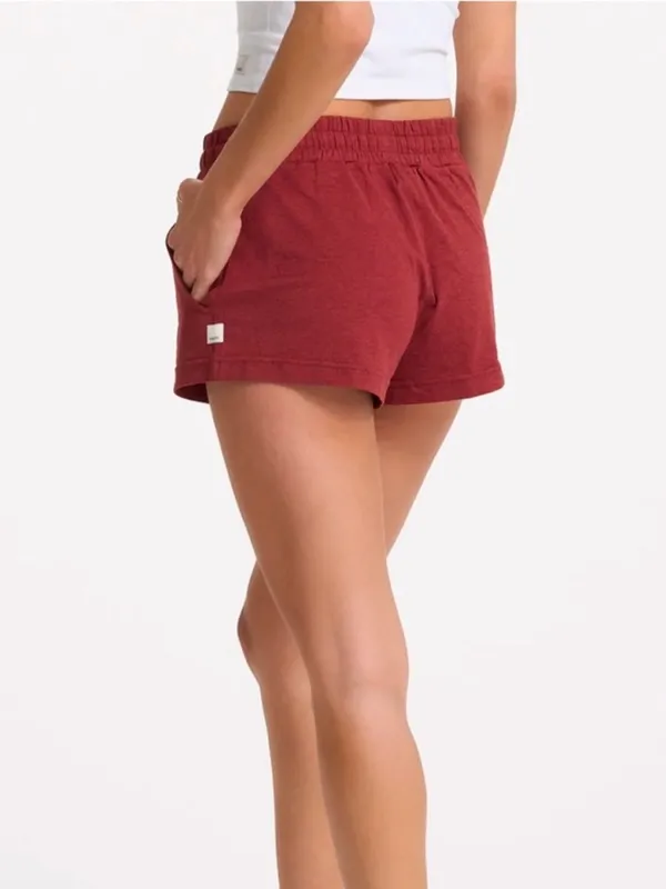 Vuori Halo Performance Shorts Heathered Red Size Small - Image 3