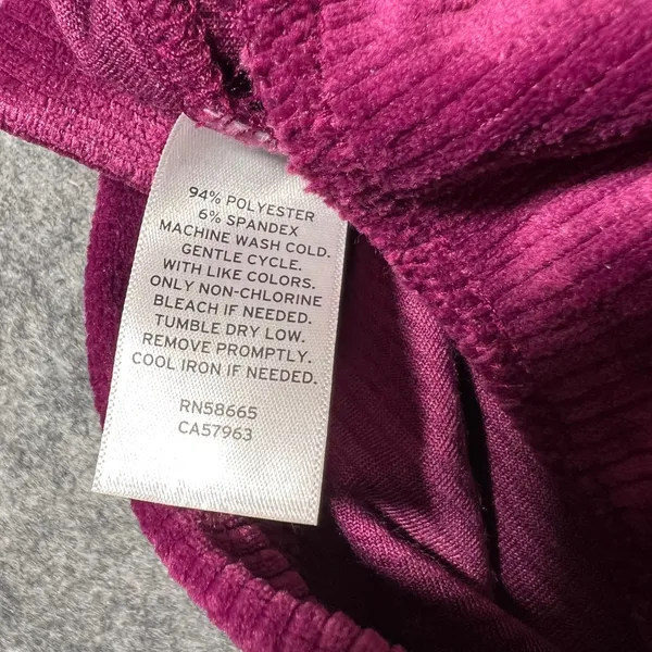 BP Flared Corduroy Pants Magenta Pink‎ Velvet Bell Bottoms Size M - Image 7