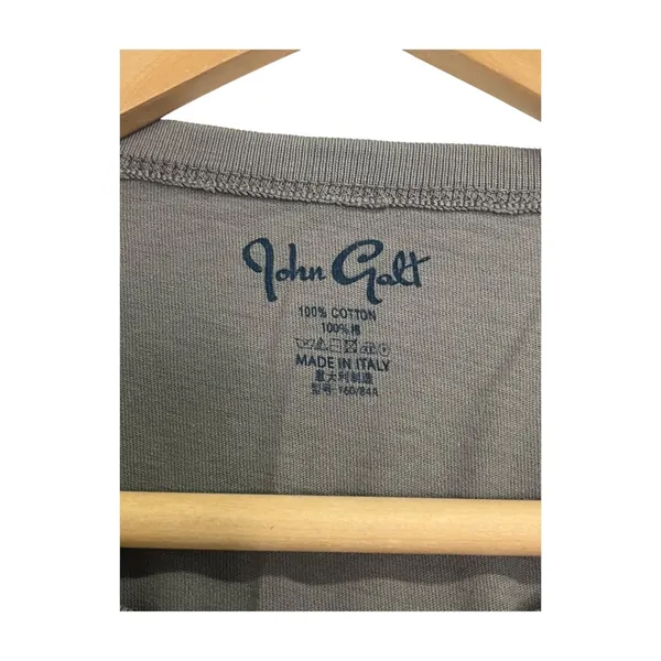 John Galt Tee Shirt Womens Small Gray Yellowstone Valley Graphic Western Casual - Image 3