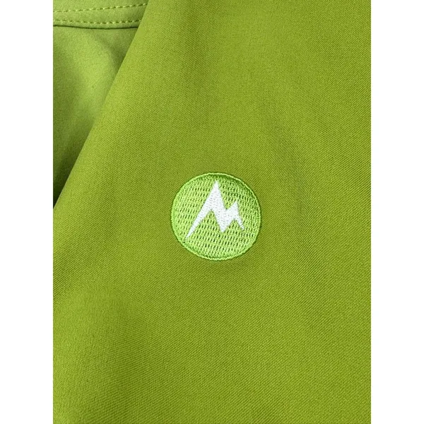 Marmot Womens Jacket Softshell M Green Fleece Lined Wind Resistant Hiking Coat - Image 3