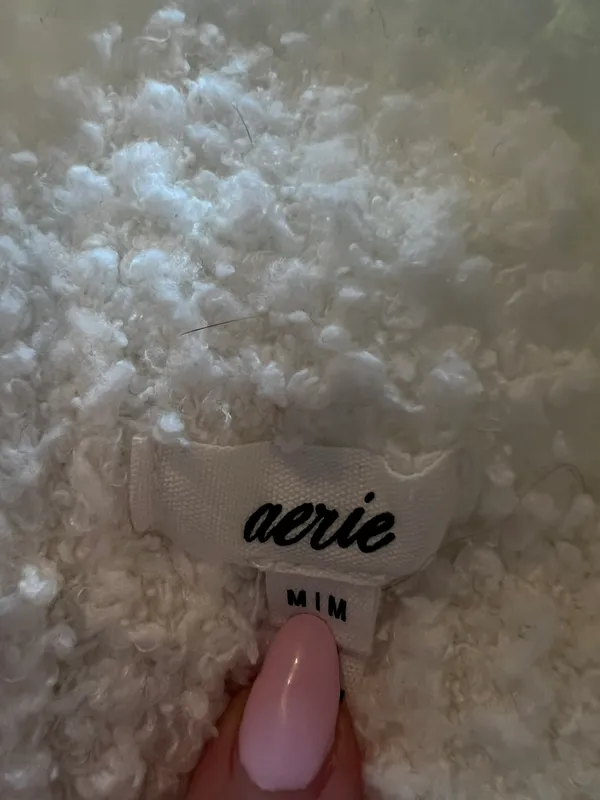 White Fluffy  Top - Image 2
