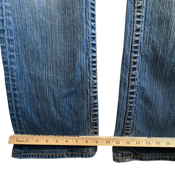 Big Star Casey Bootcut Jeans Medium Wash Distressed Denim Low‎ Rise Size 30L USA - Image 10