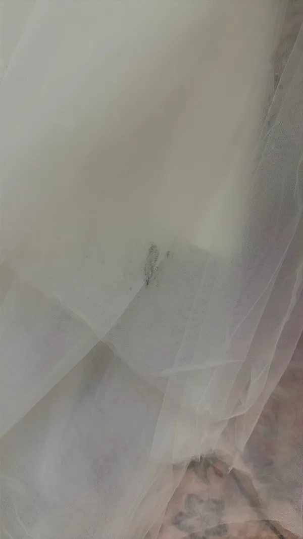 NWT Lulus White High Low Bridal Dress - Image 3