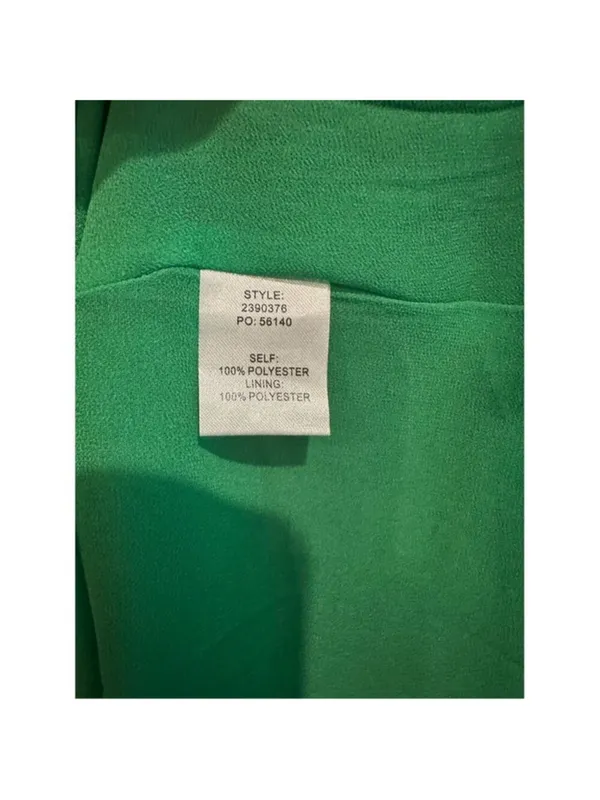 Anthropologie Current Air Floral Print Pleated Midi Dress in Green Size S - Image 8
