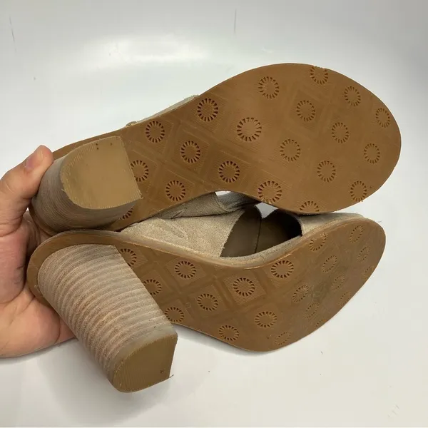 UGG Women’s Celia slide sandals‎ with stacked heel size 7 - Image 8