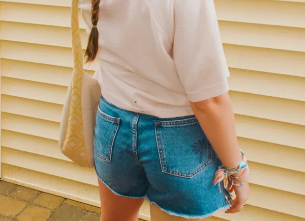 Billabong x The Salty Blonde denim shorts - Image 3