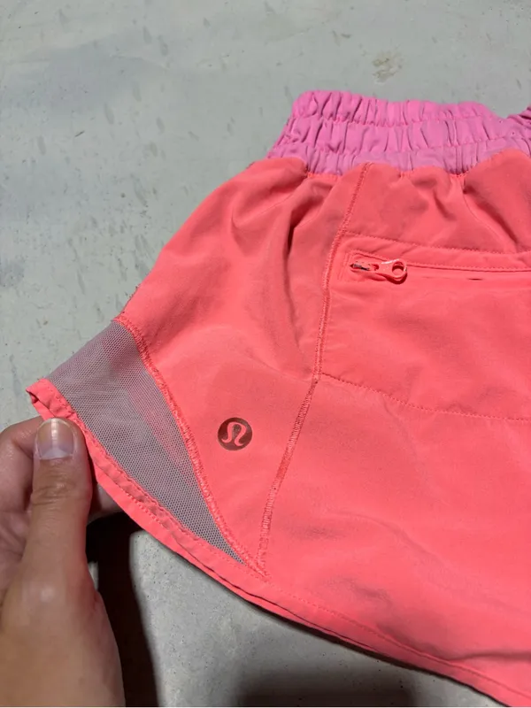 Lululemon Coral Pink Athletic Shorts 6 - Image 9