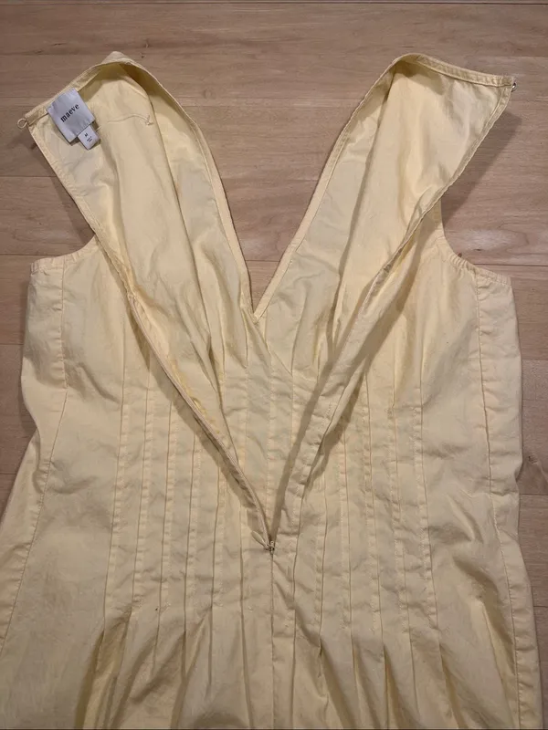 Maeve The Hailey Sleeveless V-Neck Pintuck Midi Dress Sz M - Image 11