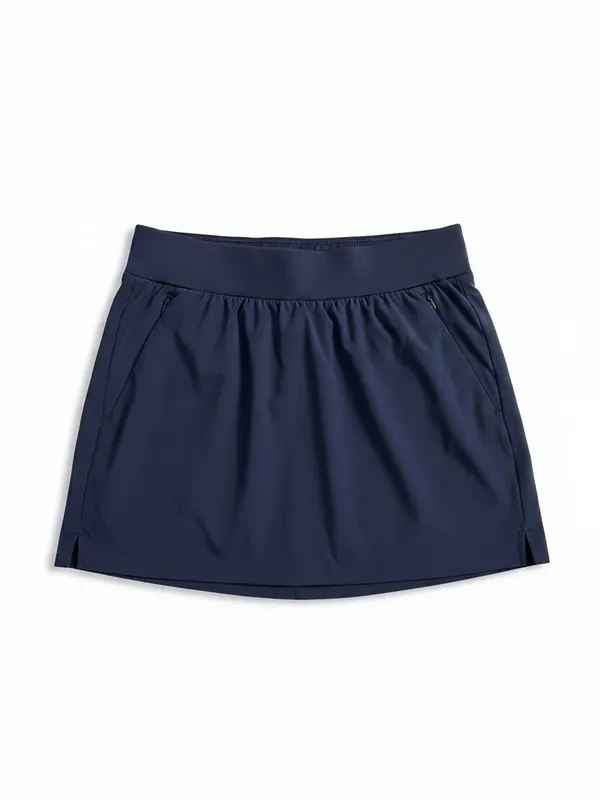 Quince Performance Skort Women Medium Navy Blue Active Tennis Golf - Image 2