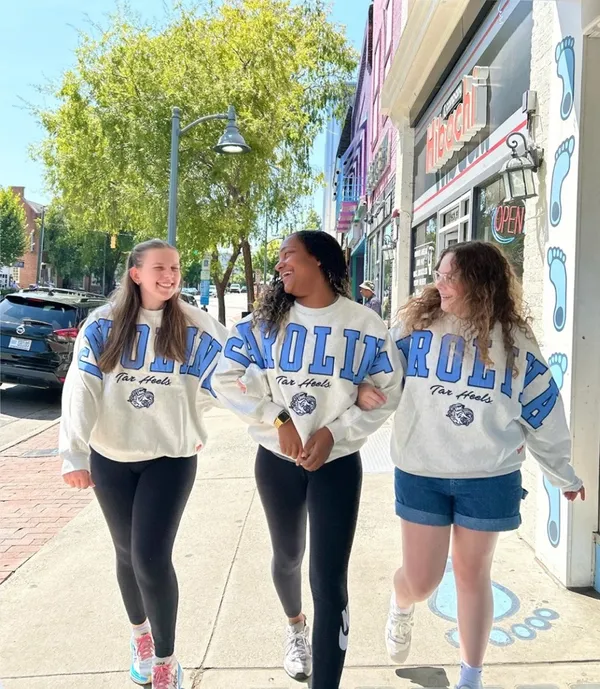 Pressbox UNC Crewneck Sweatshirt FLANNIGAN - Image 3