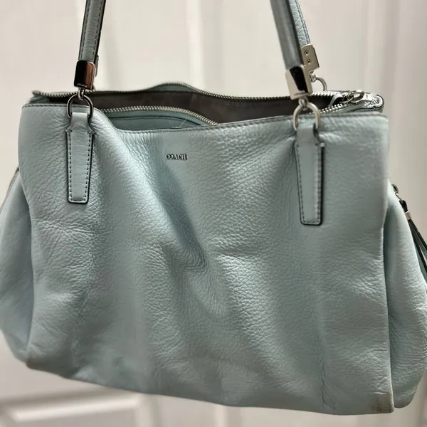 Coach. Baby Blue Satchel. - Image 5