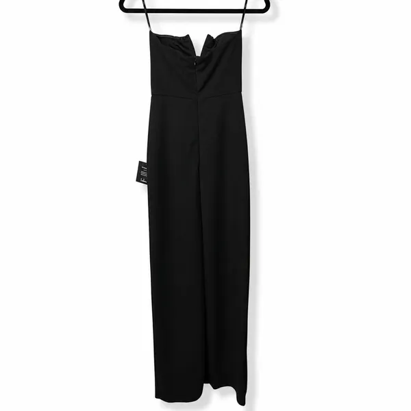 NEW Lulus Dedicated To Glamour Black Strapless Maxi Dress Gala-Ready Gown Small - Image 7