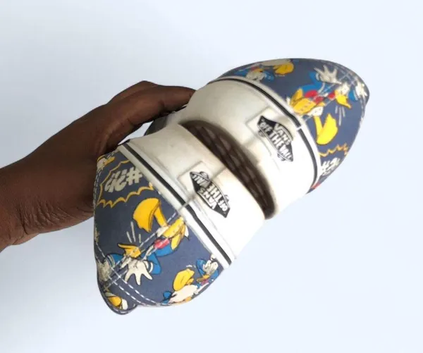 RARE Vans x Disney Donald Duck Authentic Sneakers Limited Edition US Men 10 - Image 4
