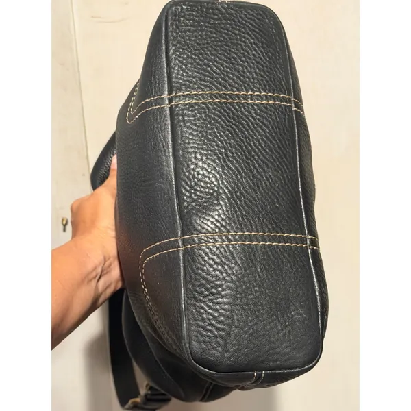 Coach Chelsea Black Pebbled Leather Hobo Shoulder Bag 10948 Turnlock Vintage Y2K - Image 14